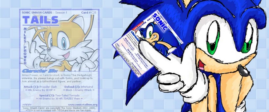AFD 2005: Sonic Smash Cards – IT’S FINALLY HERE