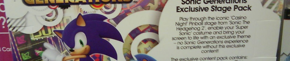 More Details on GAME UK’s Sonic Generations DLC Pre-Order Bonus