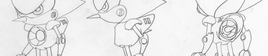 SEGA Holding Sonic CD Fan Art Contest, Original Metal Sonic Sketch Revealed