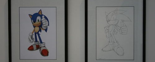 Signed Original Uekawa Artwork & 10th Anniversary Wine Glass Up For Auction