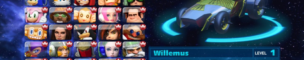 Start Ye Engines! Willemus Joins Sonic & All Stars Racing Transformed