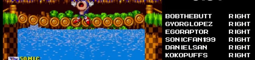 Twitch Plays Sonic 1?