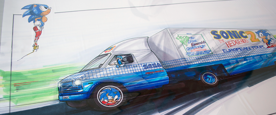 Sonic 2 Logo and Tour Truck Concepts Found