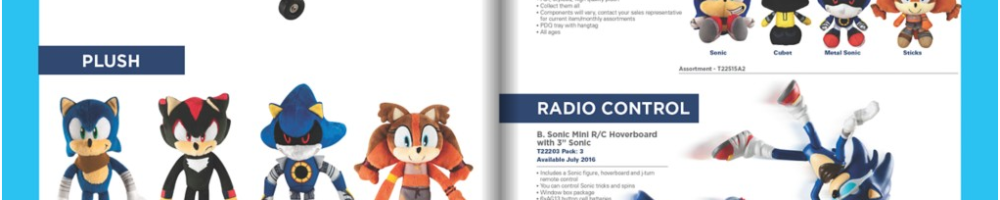 Tomy Reveals New 2016 Sonic Boom Toys