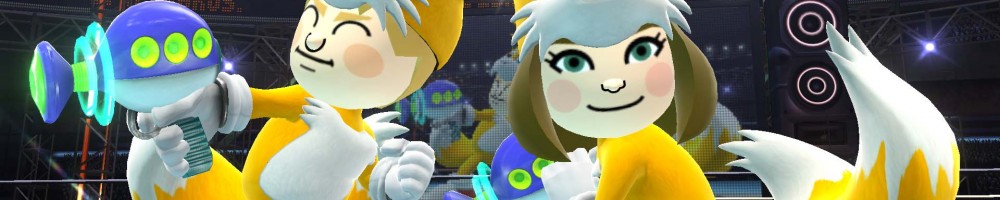 Tons of Tails & Knuckles Mii Fighter Screenshots for Smash Bros Wii U/3DS