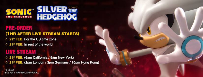 Silver The Hedgehog Statue On Sale Next Week