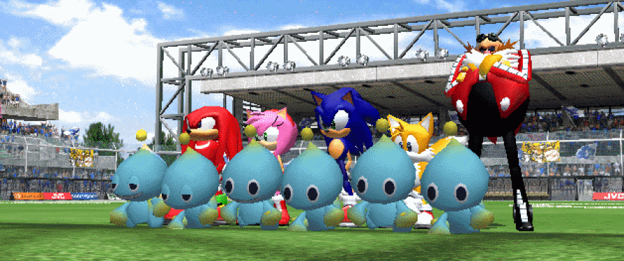 Sonic Makes a Cameo in Virtua Striker 3
