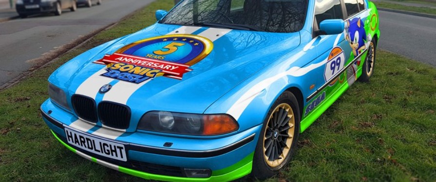 Sega’s HARDlight Studio Are Auctioning A Sonic Themed BMW!