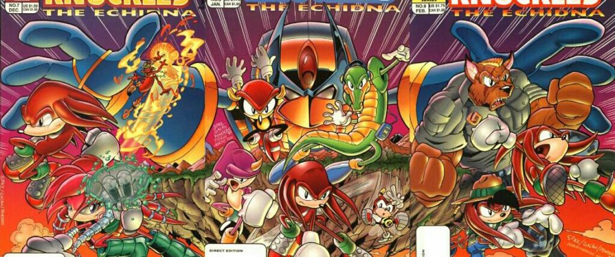 The Knuckles comics were weird…and I loved them