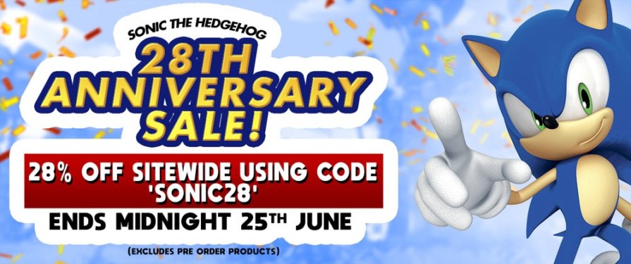 28% off Sitewide on SEGA Shop Europe Until 25th of June