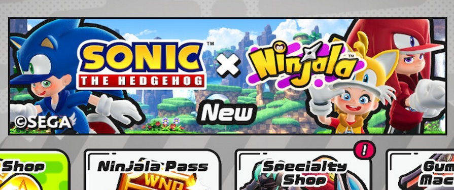 Sonic x Ninjala is Live! Here’s What You Can Get and How