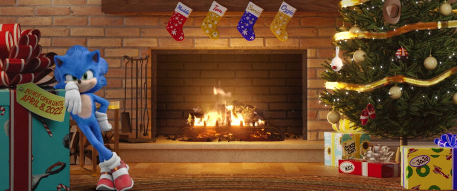 Spend Your Holiday with this Sonic Movie Yule Log Video