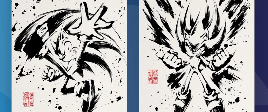 Moor Art Gallery Releases Limited Edition Japanese ‘Sumi-e’ Sonic Art Cards