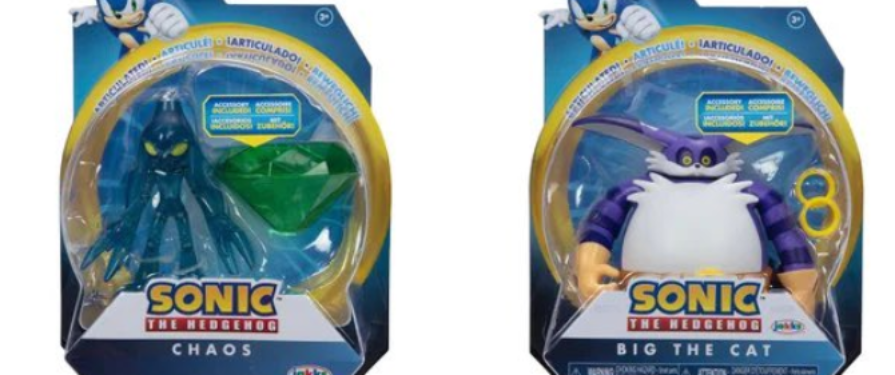 Big the Cat and Chaos Version 0 Added to JAKKS Figure Line Up