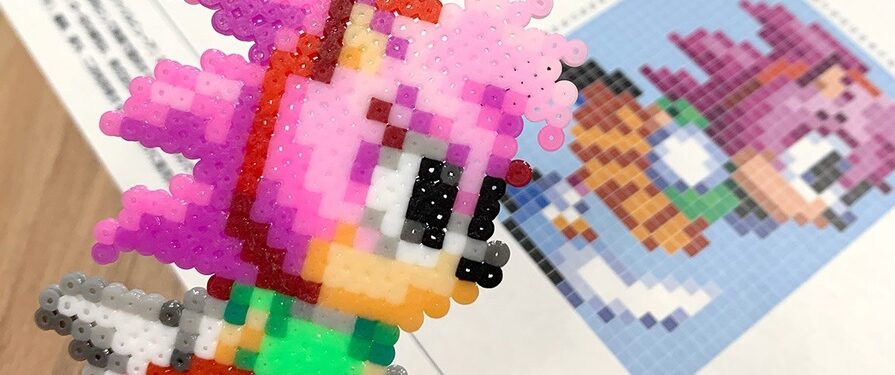 Get Crafty With This Official Amy Rose Pixel Art Reference Sheet