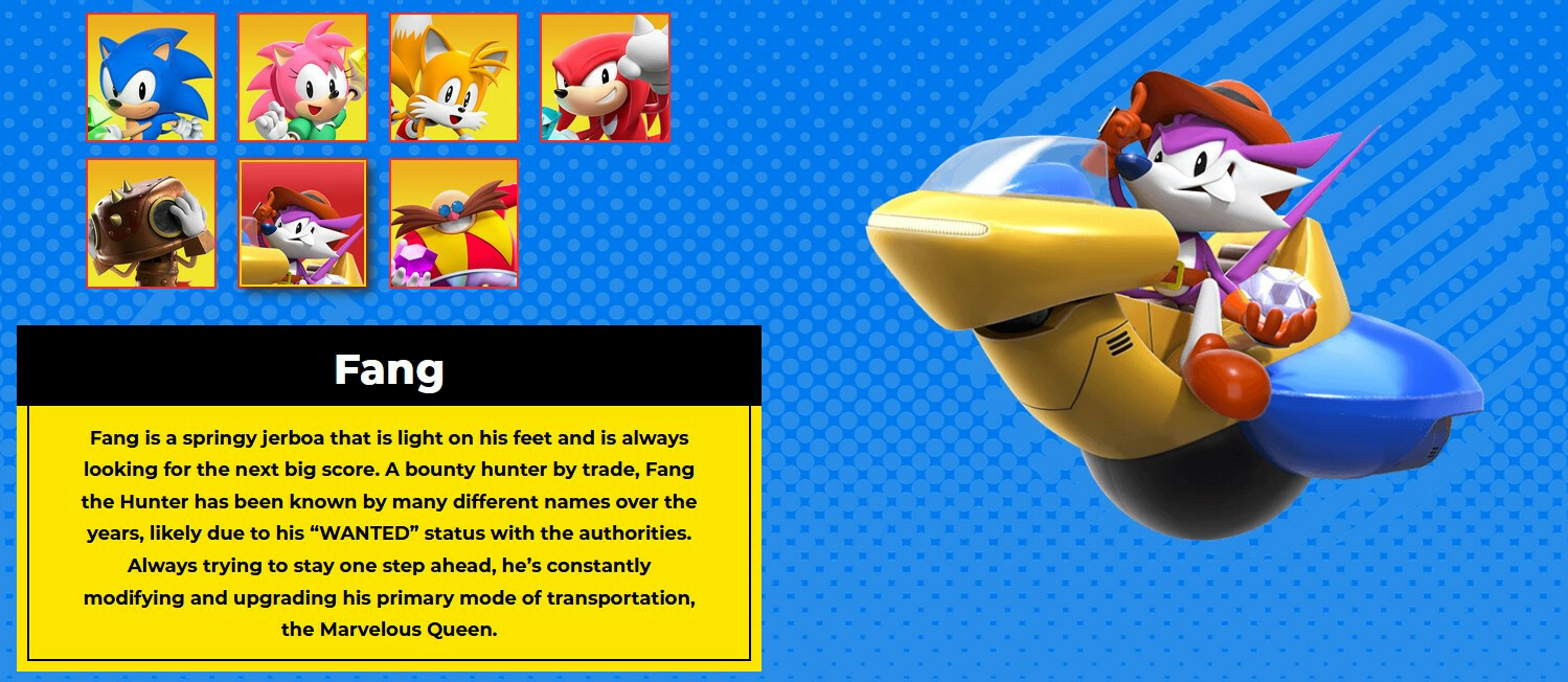 Sonic Superstars Website Adds New Art and Character Profiles